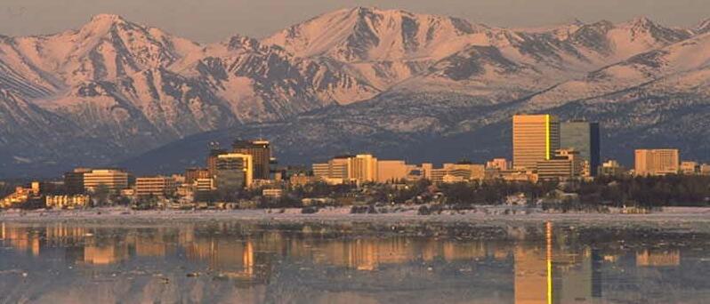 {Anchorage in winter}